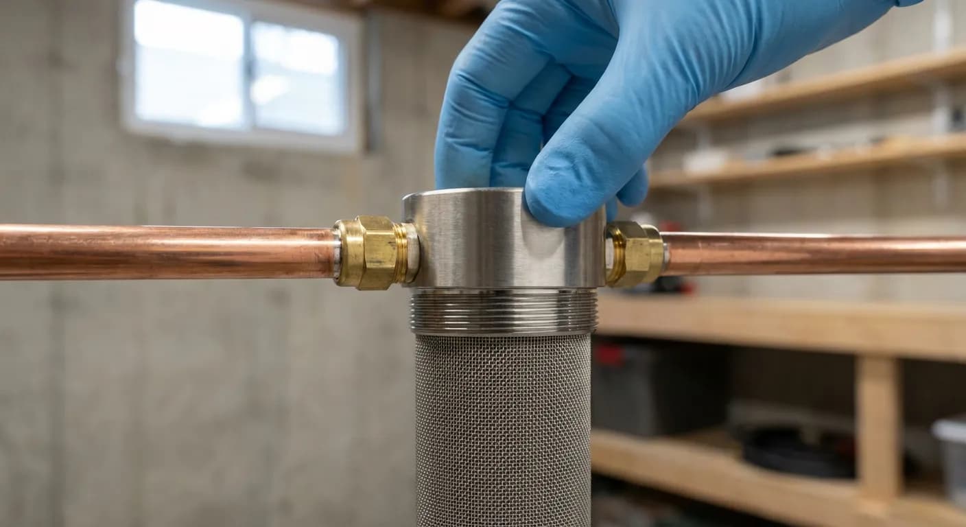 Solution anti-odeur pour cuve à fioul Installation d'un filtre à charbon actif pour neutraliser les odeurs de l'évent de cuve à fioul.