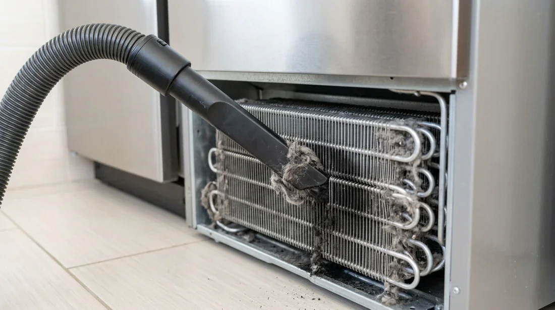 Entretien des condensateurs du frigo Nettoyage des serpentins d'un réfrigérateur