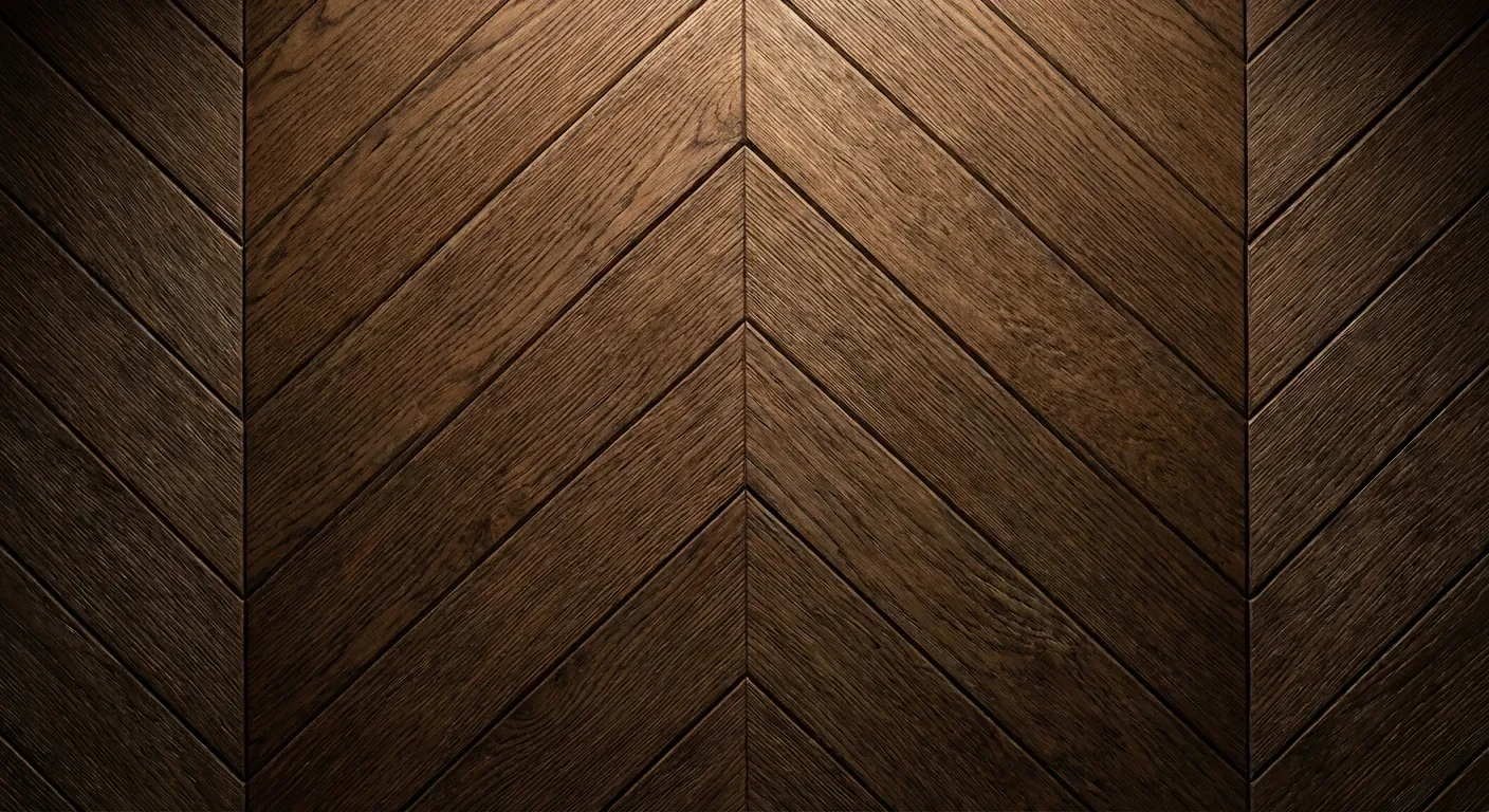Tête de lit originale fait maison : 5 idées DIY faciles Détail d'une tête de lit originale fait maison au motif chevron.