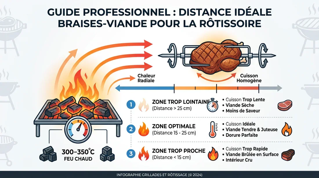 Infographie sur la gestion de la cuisson au feu de bois