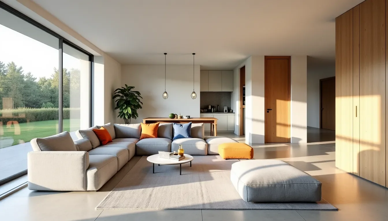 Illustration : la flexibilité de ces espaces permet à la — maison neuve aux herbiers : quelles pièces prévoir selon son mode de vie ?