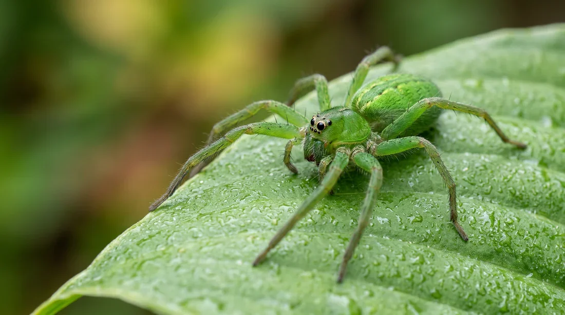 Reconnaître une Micrommata virescens Identification visuelle de l'araignée Micrommata virescens