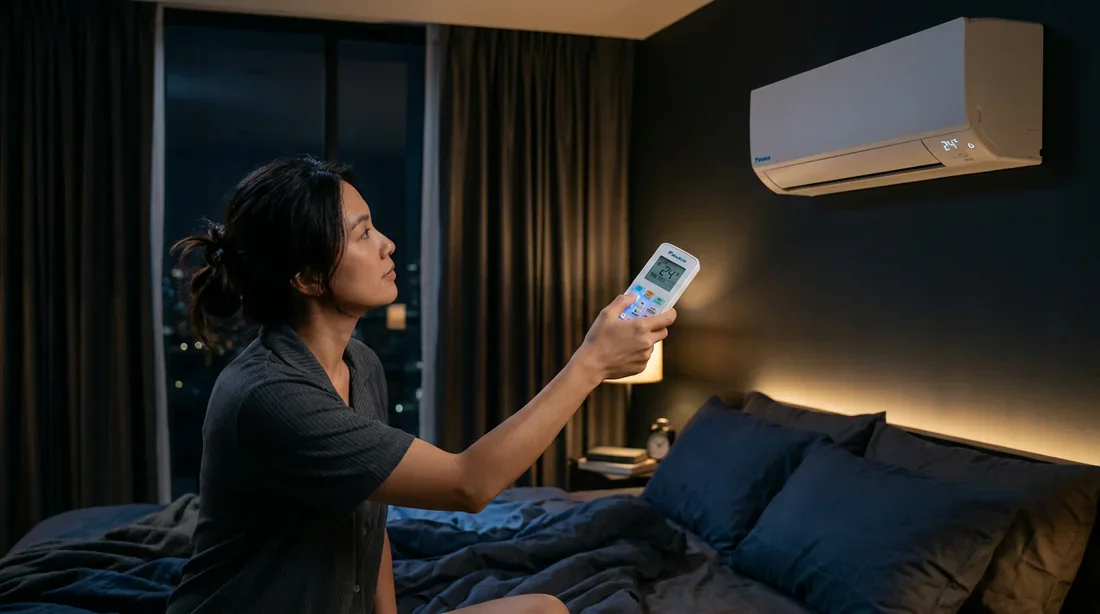 Désactivation de la lumière du climatiseur Daikin Utilisation de la télécommande pour éteindre le voyant lumineux Daikin