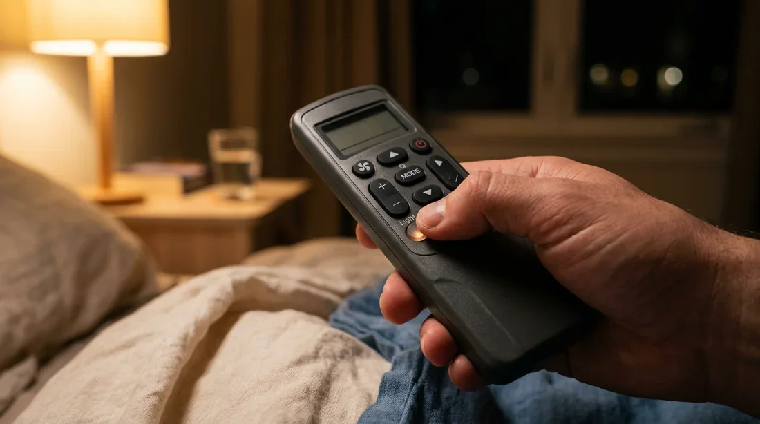 Éteindre la lumière du climatiseur via la télécommande Pression du bouton display sur la télécommande de climatisation pour couper la lumière LED