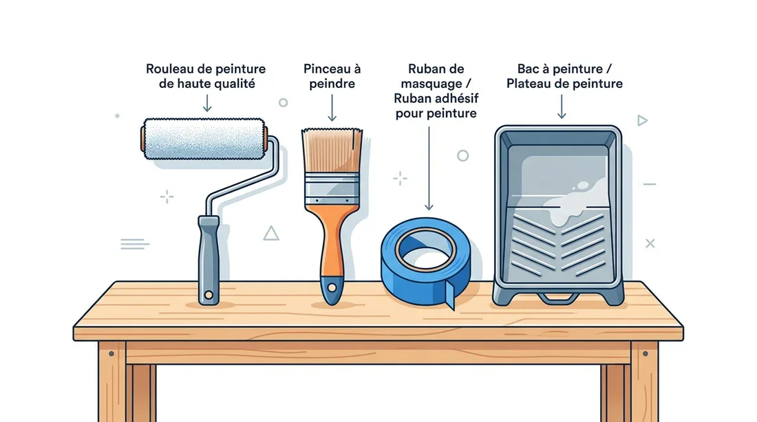 Outils indispensables pour la peinture Matériel nécessaire pour bien peindre ses murs.