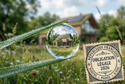 Icône représentative de l'obligation légale 2026 pour la gestion des eaux pluviales