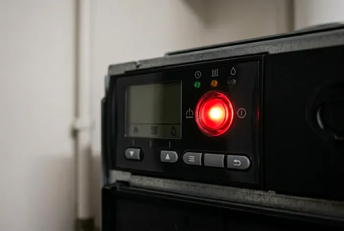 Voyant d'erreur rouge sur chaudière Viessmann
