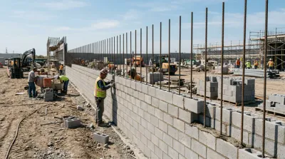 Infographie montrant l'espacement de moins de 4m entre deux chaînages verticaux.