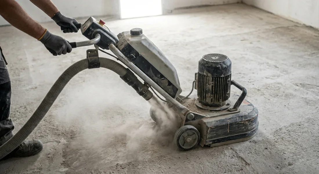 Préparation de la surface avant application du béton ciré