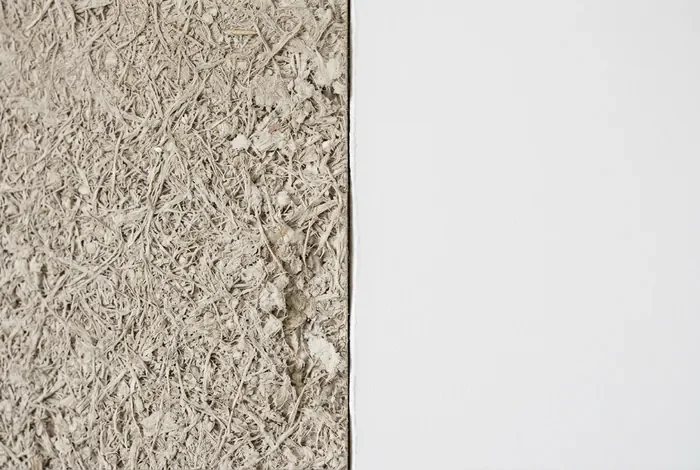 Comparaison avant et après enduit de lissage sur mur Fermacell