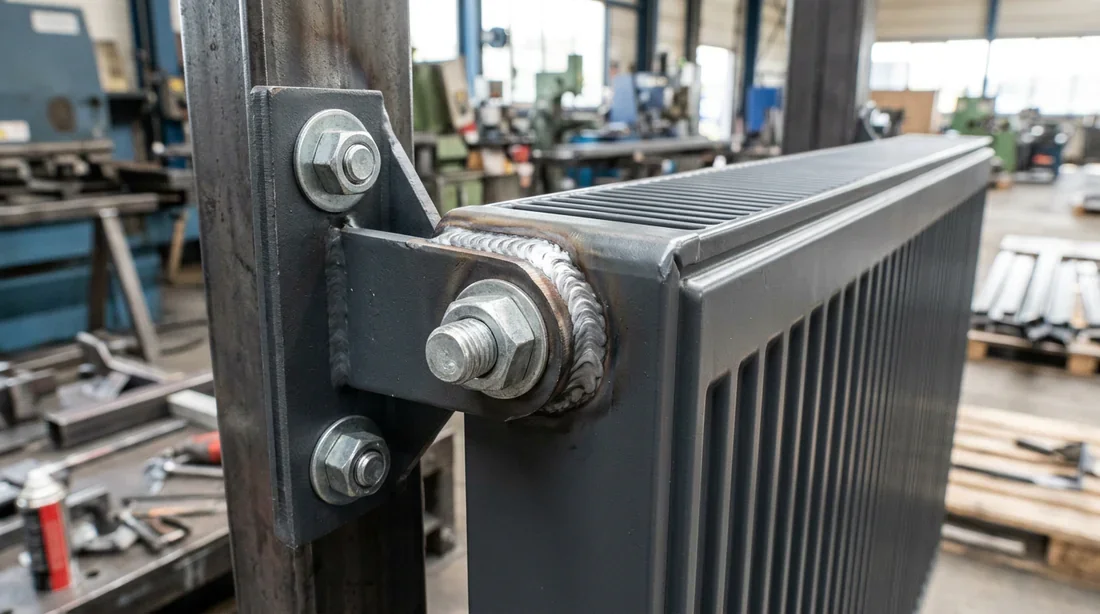 Design épuré et moderne du radiateur plat Brugman Piano.