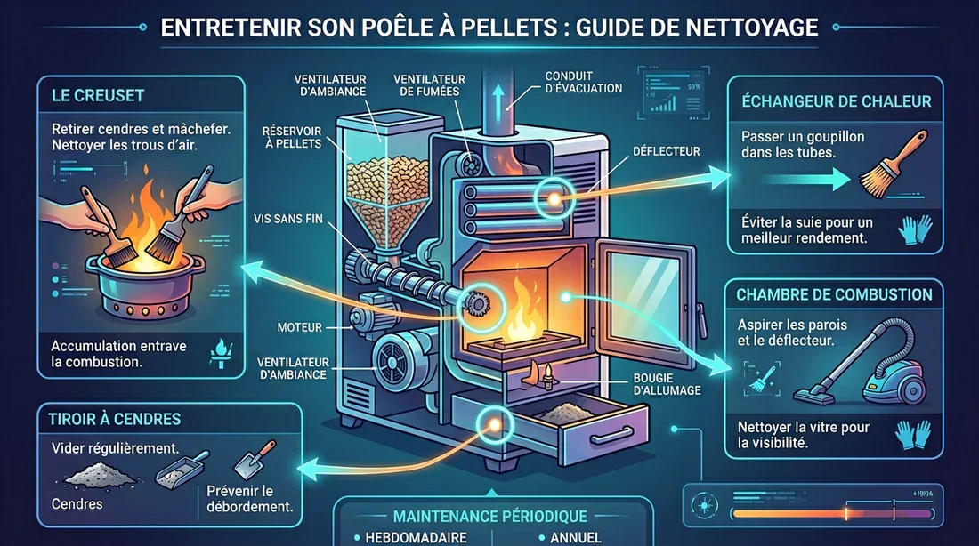 Interface de commande et télécommande Extraflame