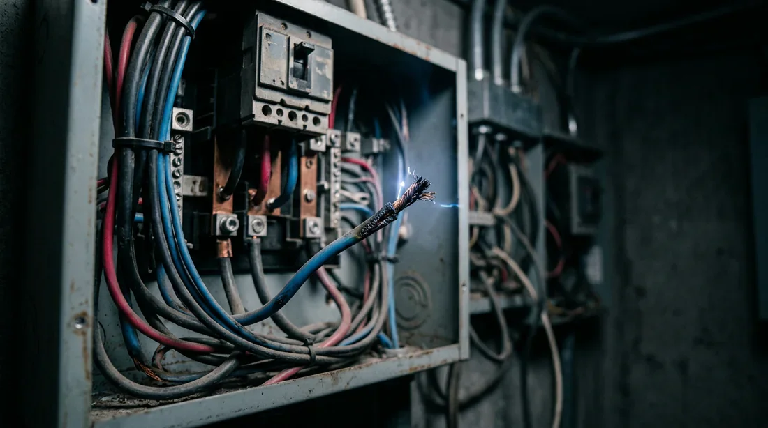 Installation de dispositifs de protection contre les surtensions.