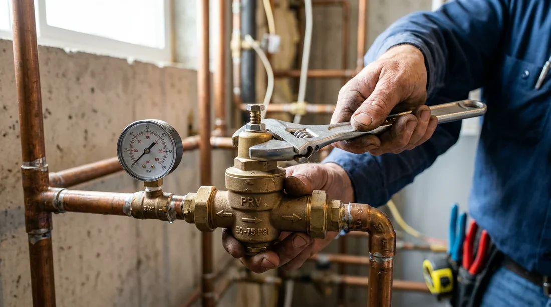 Comment régler la pression d'eau Réglage d'un réducteur de pression d'eau